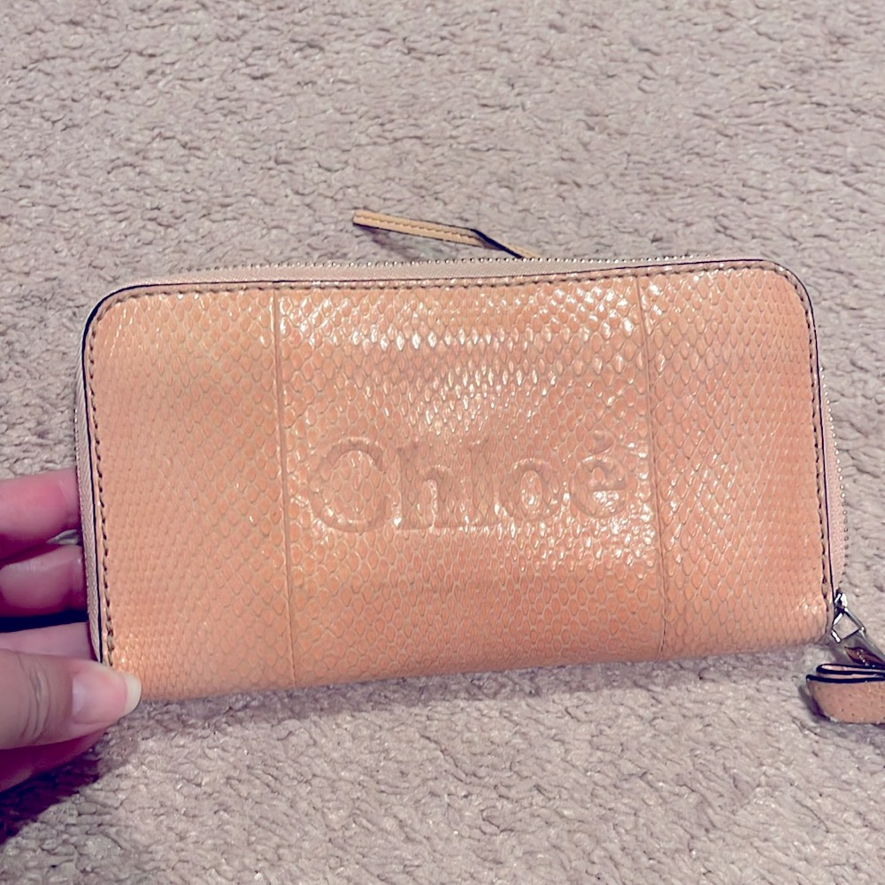 Chloe long zipper wallet vintage